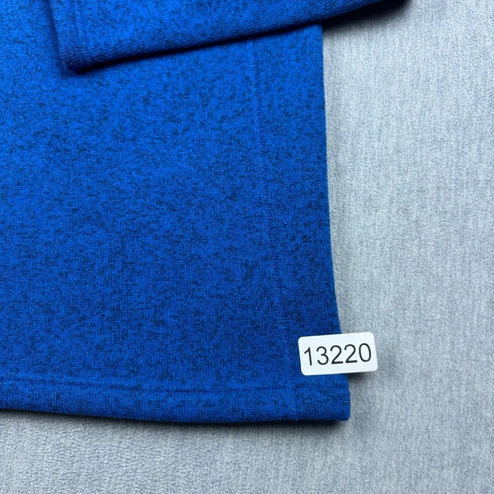 The North Face Sweater‎ Mens XL Blue  1/4 Zip Fleece Pullover Mock Neck Casual